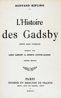 Rudyard Kipling — L'histoire des Gadsby