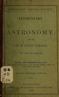 Emmons, William. — Elementary astronomy ..