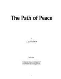 Delamer Duverus、Dan Miner — The Path of Peace