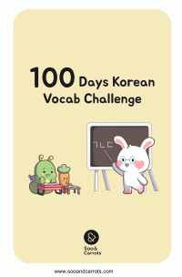 Soo Kim — 100 Days Korean Vocab Challenge