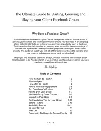 Alex Chalkey  — The Ultimate Guide to Starting Growing and Slaying Your Client Facebook Group copy 