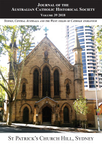 ATF Press; — Journal of the Australian Catholic Historical Society. Volume 39 (2018)