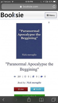 Nick Meraglio — paranormal apocalypse the beggining