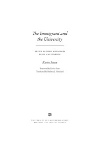 Sveen, Karin — The Immigrant and the University