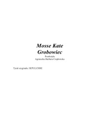 kate moss — grobowiec