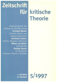 Gerhard Schweppenhäuser — Zeitschrift für kritische Theorie 05 (1997)