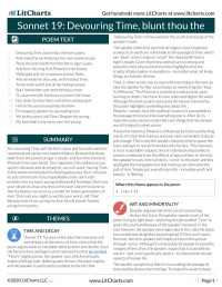 LitCharts — Sonnet 19 Devouring Time Blunt Thou the Lion S Paws - Poetry Study Guide (LitCharts).pdf