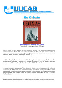 Pierre Verger — Microsoft Word - uucab_orixas.doc