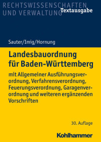 Volker Hornung — Landesbauordnung für Baden-Württemberg