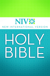 Anonymous — Holy Bible (NIV)