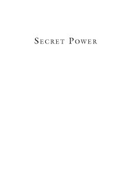 Nicky Hager — Secret Power
