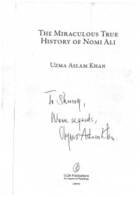 Uzma Aslam — 'The Miraculous True History of Nomi Ali