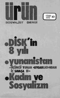 Türkiye Komünist Partisi — Ürün Sayı: 10 [Nisan 1975]