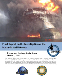DHSG Final Report-March 2011 — Final Report on the Investigation of the Macondo Well Blowout, Deep Water Study Group, March1, 2011