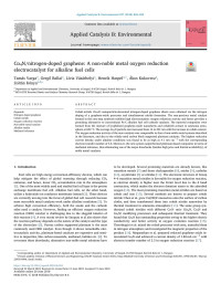 Tamás Varga & Gergő Ballai & Lívia Vásárhelyi & Henrik Haspel & Ákos Kukovecz & Zoltán Kónya — Co4N/nitrogen-doped graphene_ A non-noble metal oxygen reduction electrocatalyst for alkaline fuel cells