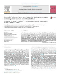 M. Neamțu & F. Macaev & V. Boldescu & V.-D. Hodoroaba & C. Nădejde & R.J. Schneider & A. Paul & G. Ababei & U. Panne — Removal of pollutants by the new Fenton-like highly active catalysts containing an imidazolium salt and a Schiff base