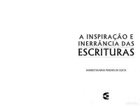 Hermisten Maia Pereira da Costa — A inspiração e inerrância das Escrituras