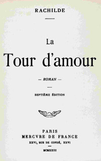 Rachilde — La tour d'amour