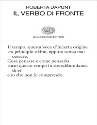 Roberta Dapunt — Il verbo di fronte