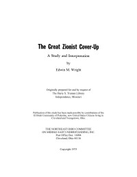 Wright — The Great Zionist Coverup