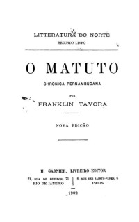 Unknown Author — O matuto - chronica pernambucana