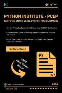 OG, Tommy — Python Institute - PCEP - Certified Entry-Level Python Programmer (Python Certifications Book 2)