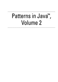 Mark Grand — Patterns in Java Volume 2