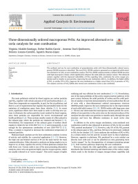 Virginia Alcalde-Santiago & Esther Bailón-García & Arantxa Davó-Quiñonero & Dolores Lozano-Castelló & Agustín Bueno-López — Three-dimensionally ordered macroporous PrOx_ An improved alternative to ceria catalysts for soot combustion