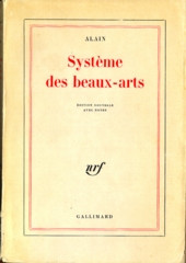 Chartier, Émile (Alain) — Système des beaux-arts
