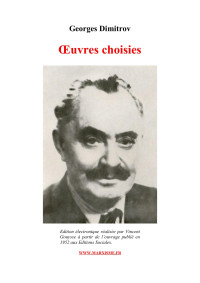 Georges Dimitrov — Œuvres choisies