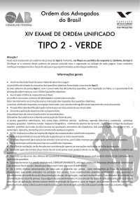 lucassoares — CADERNO TIPO 02_VERDE_XIV_EXAME