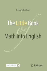 George Grätzer — The Little Book of Math into English