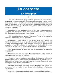 Susan X Meagher — Lo correcto