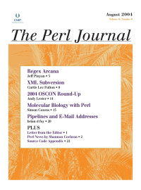 Kevin Carlson — The Perl Journal August 2004 (Vol. 8, No. 8)