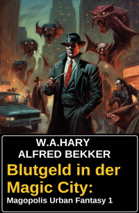 W.A.Hary, Alfred Bekker — Blutgeld in der Magic City: Magopolis Urban Fantasy 1