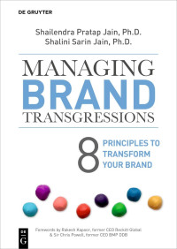 Shailendra Pratap Jain, Shalini Sarin Jain — Managing Brand Transgressions: 8 Principles to Transform Your Brand