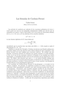 Carlos Ivorra — Ecuaciones