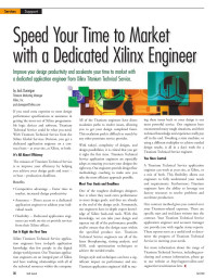 Xilinx, INc. — Speed Your Time to Market