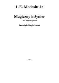 Jarus — Magiczny Inzynier - L.E.Modesitt Jr_