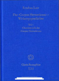 Law — Das ›Corpus Hermeticum‹ – Wirkungsgeschichte