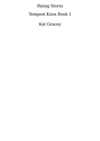 Kat Gracey — Rising Storm: Tempest Knox Book 1