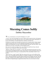 Debbie Macomber — Morning Comes Softly