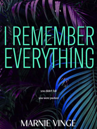 Vinge, Marnie — Dark and Twisty Psychological Thrillers 2023-I Remember Everything