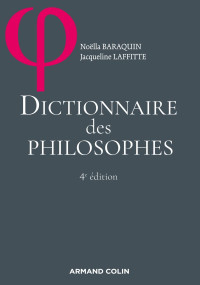 Noëlla Baraquin & Jacqueline Laffitte — Dictionnaire des philosophes