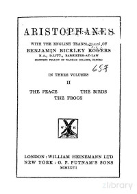 Henderson — Aristophanes II - The Peace The Birds The Frogs