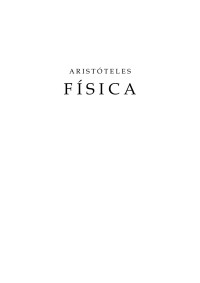 Aristoteles — Fisica