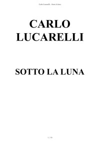 Obi Wan Kenobi — Carlo Lucarelli - Sotto la luna
