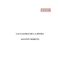 elaleph.com — Las galeras de la honra - Agustín Moreto