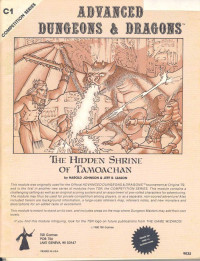 Harold Johnson — Dungeon Module C1: The Hidden Shrine Of Tamoachan