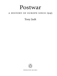 Tony Judt — Postwar